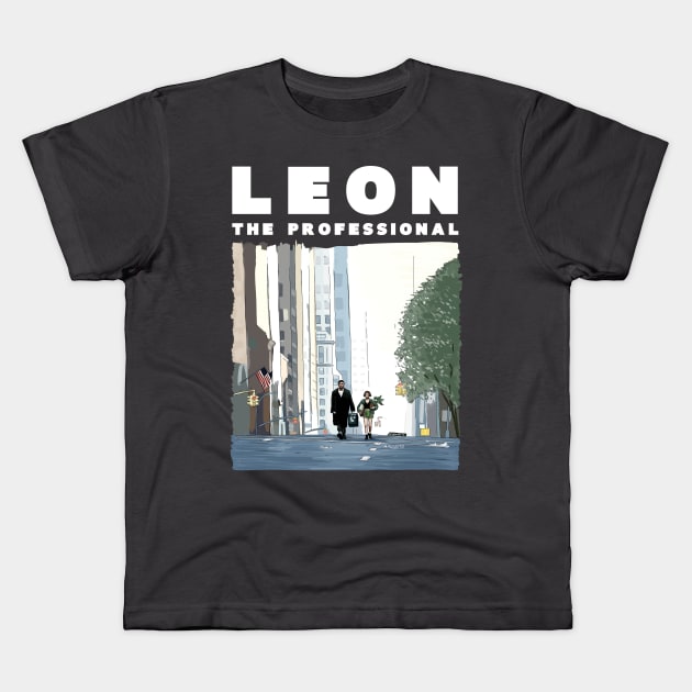 Leon the professional Kids T-Shirt by burrotees